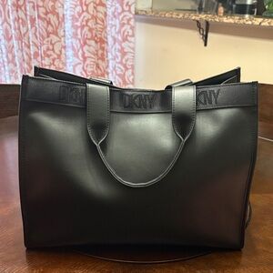 DKNY Sleek Black Tote Bag
